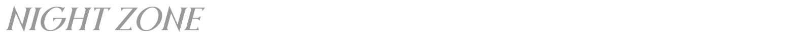 Night Zone font preview